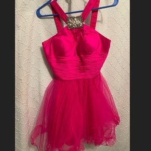 Sherri Hill dress with rhinestone chest